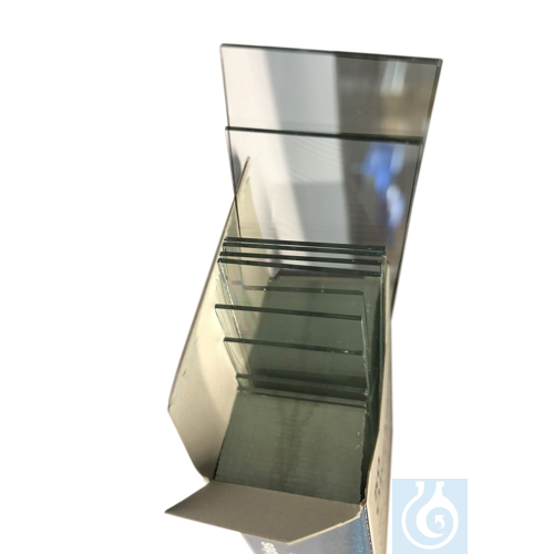 Slides 76x26x1mm, geschliffen, Natron-Kalk-Glass, without matt edge, 50Stk/Pkg