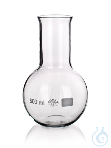 Flask with round bottom, wide-neck, 100ml, 10/PK