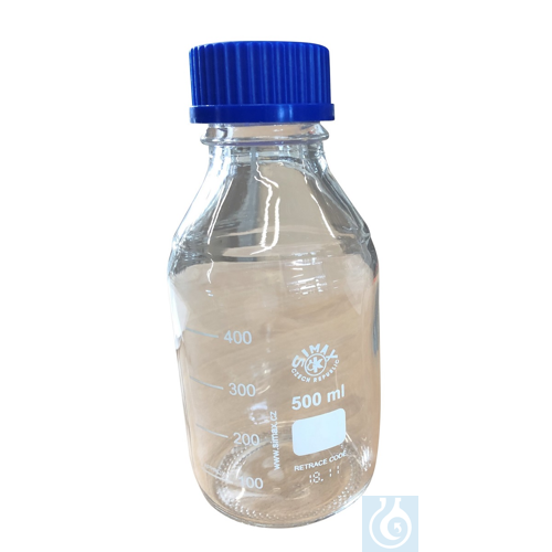 Reagent Bottle GL45, without Cap and Pouring Ring, clear, 10000ml