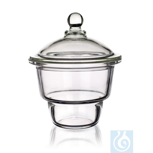 Desiccator with Glass knob lid, 300mm DIN