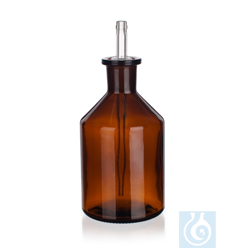 Dropping Bottle, ground in pipette stoper, brown 100ml, 30/PK