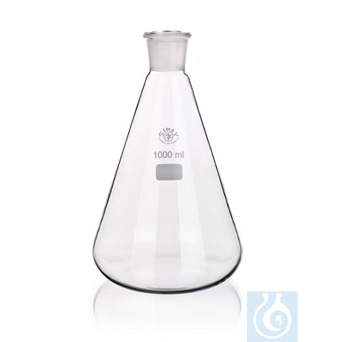 Flask, Erlenmeyer, with SJ 29/32, 500ml, 10/PK