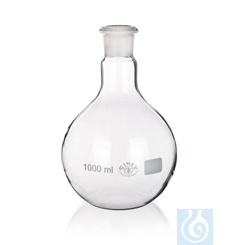 Flask, flat bottom with SJ 29/32, 250ml, 10/PK