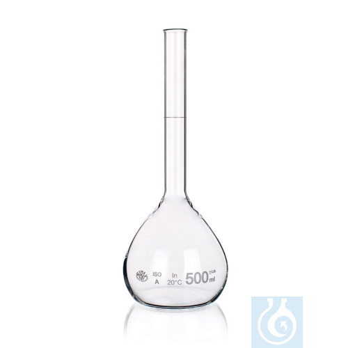 Flask, volumetric without stopper, clear, Class A, 100ml, 10/PK