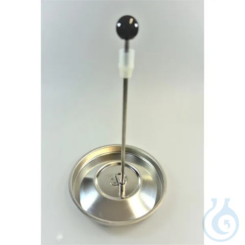 Culture container Stainless steel + Lid,stirring rod and silicone aseptic sleeve