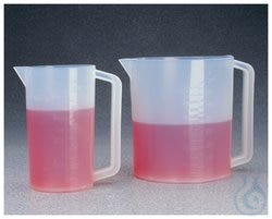 Nalgene&trade; PFA Graduated Plastic Beakers with Handles