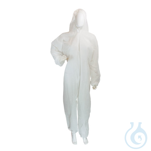 Disposable coverall 40 g, PP, white colour, size L, 25 pcs