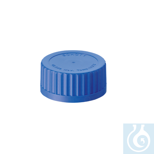 neoChoice -Schraubkappen aus PPN blau, GL 45 10 St./Pack blau