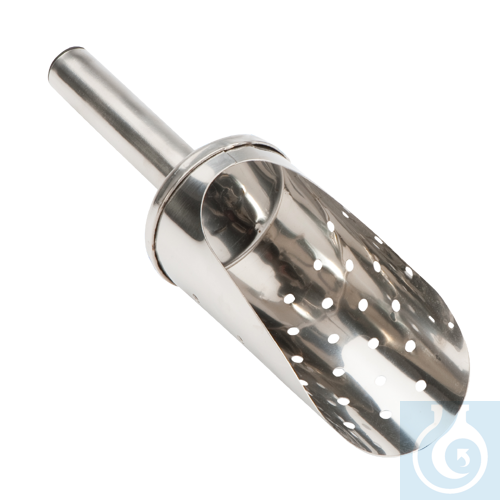 neoChoice Eisschaufel aus Edelstahl, gelocht, 185 mm lang
