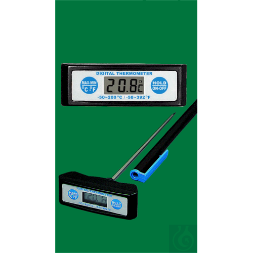 Electronic digital therm., Maxi-T, -50...+200:0,1°C,