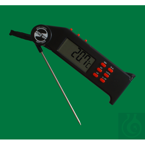 Pocket thermometer, -50...+150:0,1°C, switchable °F, max/min function,