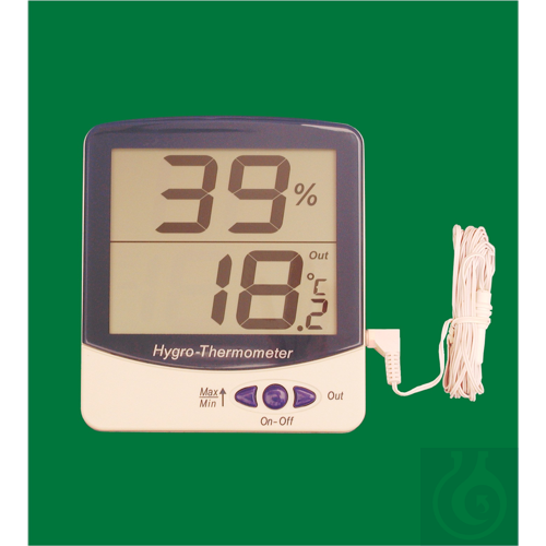 Electronic Jumbo Display indoor/outdoor Thermo-Hygrometer, -50...+70°C,