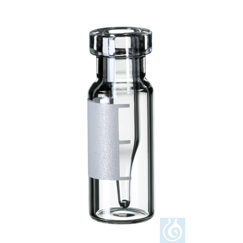 neochrom® Rollrand-/Schnappringfläschchen Klarglas, V-förmig, 1.5 ml, 12 x 32 mm
