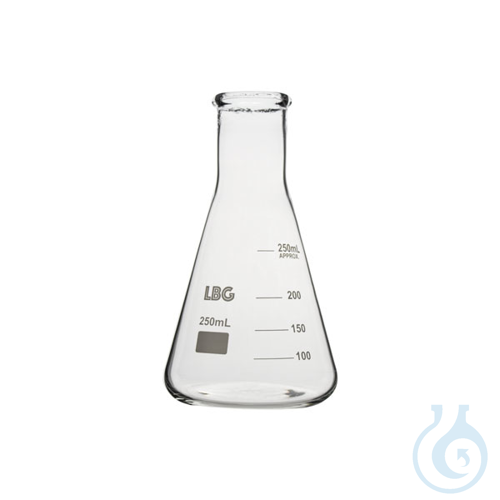 Erlenmeyer flask narrow neck, 3000 ml, LBG 3.3