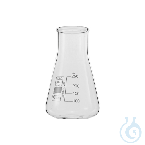 Erlenmeyer flask wide neck, Premium Line, 100 ml, 10 pcs