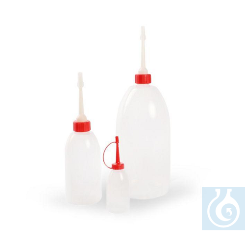 Drop bottles 125 ml, LDPE, Ø 44 x H 188 mm.