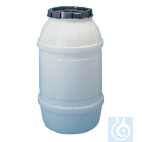 Wide mouth drum 200 litre, HDPE, Ø 600 x H 1030 mm, mouth 350 mm