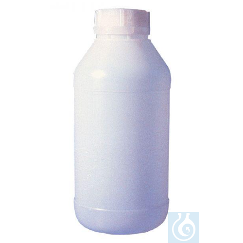 Wide mouth bottle round 2000 ml, HDPE, tamper evident cap, Ø 120 x H 260 mm