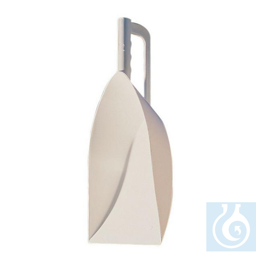 Scoop with handle, flat bottom, 2 L, L 400 mm, length without handle = 305 mm