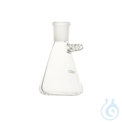 Filtering flask, ground mouth with hose connector 29/32, 100 ml, LBG 3.3