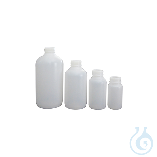 Wide neck bottle, D34, HDPE, 125 ml, 10 pcs