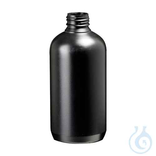 Wide neck bottle, D34, HDPE, for photosensitive products, 250 ml, 10 pcs
