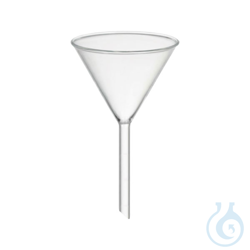 Funnel with short stem, 100 mm, Premium Line, 10 pcs