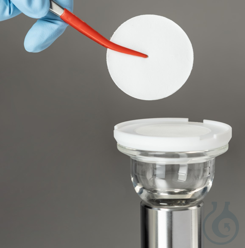 Glass fibre filter GF55, free of binder ,75 g/sqm ,Discs 47 mm