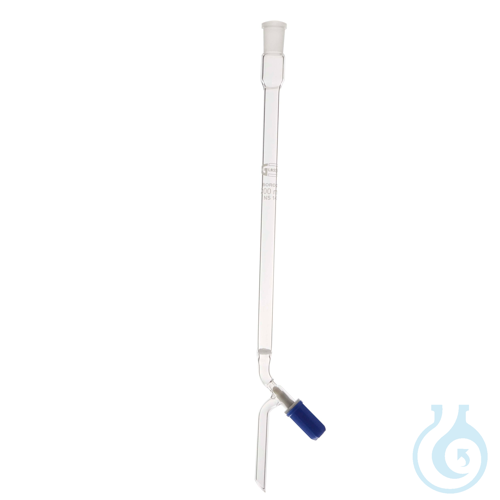 Glass columns for chromatography PTFE needle v., 20 x 400mm, 1pcs