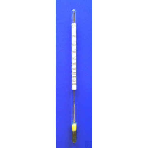 Universal hydrometer, 1,000-2,000:0,01g/cm³, 280-350mm long, reference