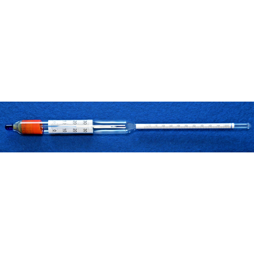 Density hydrometer, type M100/Th-180, DIN 12791/similar to BS 718,