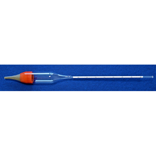 Hydrometer according to Casagrande, DIN 18123, 0,995-1,030:0,0005g/cm³, accuracy