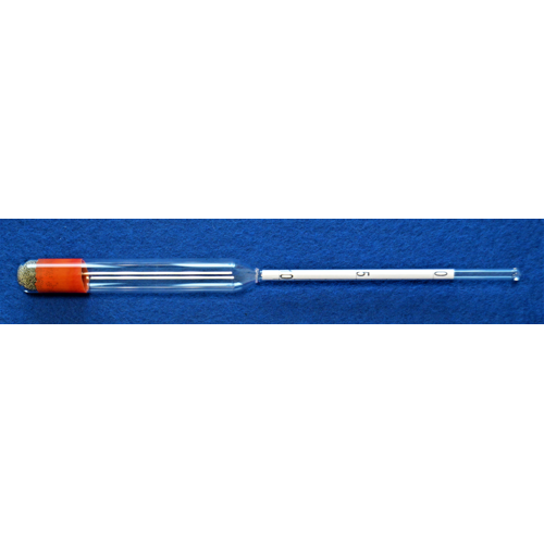 Hydrometer according to Baumé, 50-60:1/1°Bé, accuracy +/- 1 scale division,