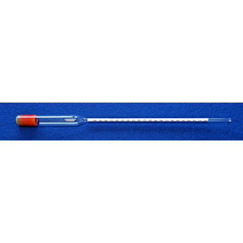Hydrometer according to Baumé, 20-40:0,1°Bé, accuracy +/- 1 scale division,