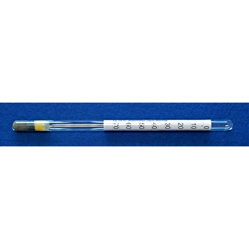 Hydrometer according to Baumé, 0-70:1/1°Bé, 250mm long, reference temperature