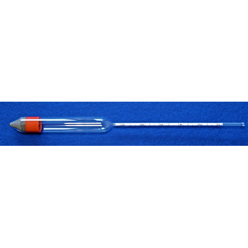 Saccharimeter according to Brix, 80-90:0,1°Brix, accuracy +/- 1 scale division,