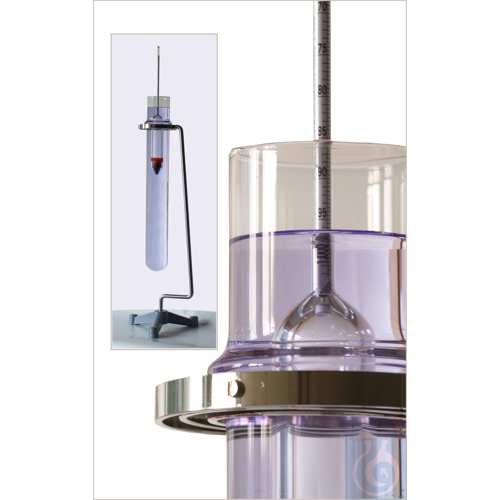 Spare cylinder for cardanic suspension device, height 450mm, diameter 45mm,