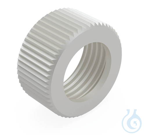 BOLA Screw Caps with Aperture, GL 14, Ø 8,5 mm glass-fibre reinforced PTFE
