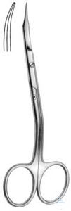 Gingipack. unitktomy scissors, Goldman-Fox mod., do, uble curved. unitd,