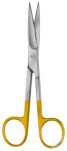 Scissors, Standard, TC, straight, sharp/sharp, 145 mm