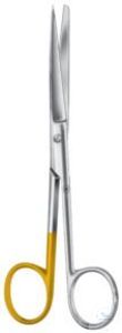 Scissors, delicate ''OP-Special'', straight, sharp/blunt, 130 mm
