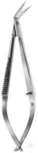 Micro scissors, 90 mm, angled