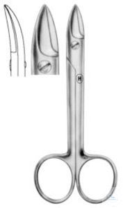 Plate and wire shears, Beebee, curved. unitd, sharp, 100 mm