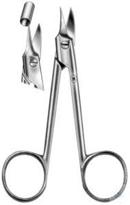 Plate and wire shears, Spezial, curved. unitd, 100 mm