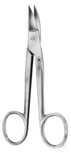 Plate and wire shears, curved. unitd, sharp, 115 mm