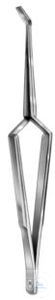 Forceps, cross action, curved. unitd, Hammacher, 160 mm