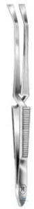 Cross action seizing forceps, 105 mm