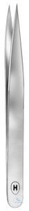 Micro forceps, straight, sharp, No. 3, 115 mm - 0,3 mm