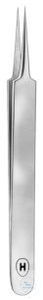 Micro forceps, straight, sharp, No. 4, 110 mm - 0,4 mm