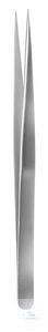 Forceps, stainless steel, 140 mm, fig. SS